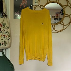 Yellow sweater
